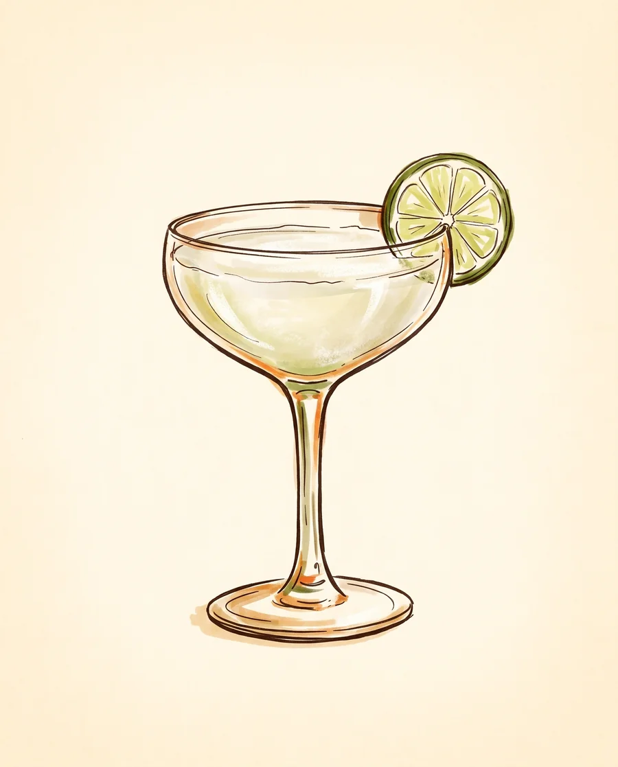 Daiquiri — drawn by hand